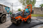 Lanús: avanzan los trabajos de pavimentación y bacheo en Gerli
