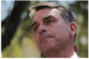 Finalmente Flávio Bolsonaro aterrizó en el aeropuerto de Opa Locka en Miami